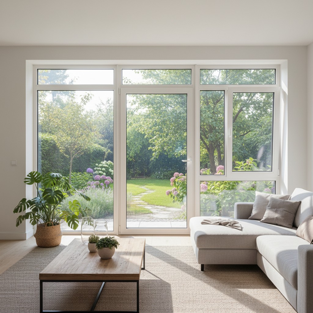 Una habitación de distinguibles colores claros con el salón liberalmente exterior']>; English A room of distinguishably li...